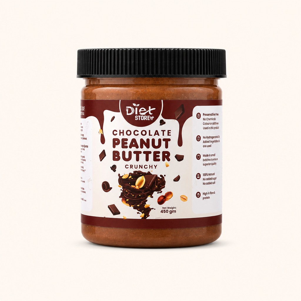 Chocolate Peanut butter 450gram ( crunchy) ( Stevia used)